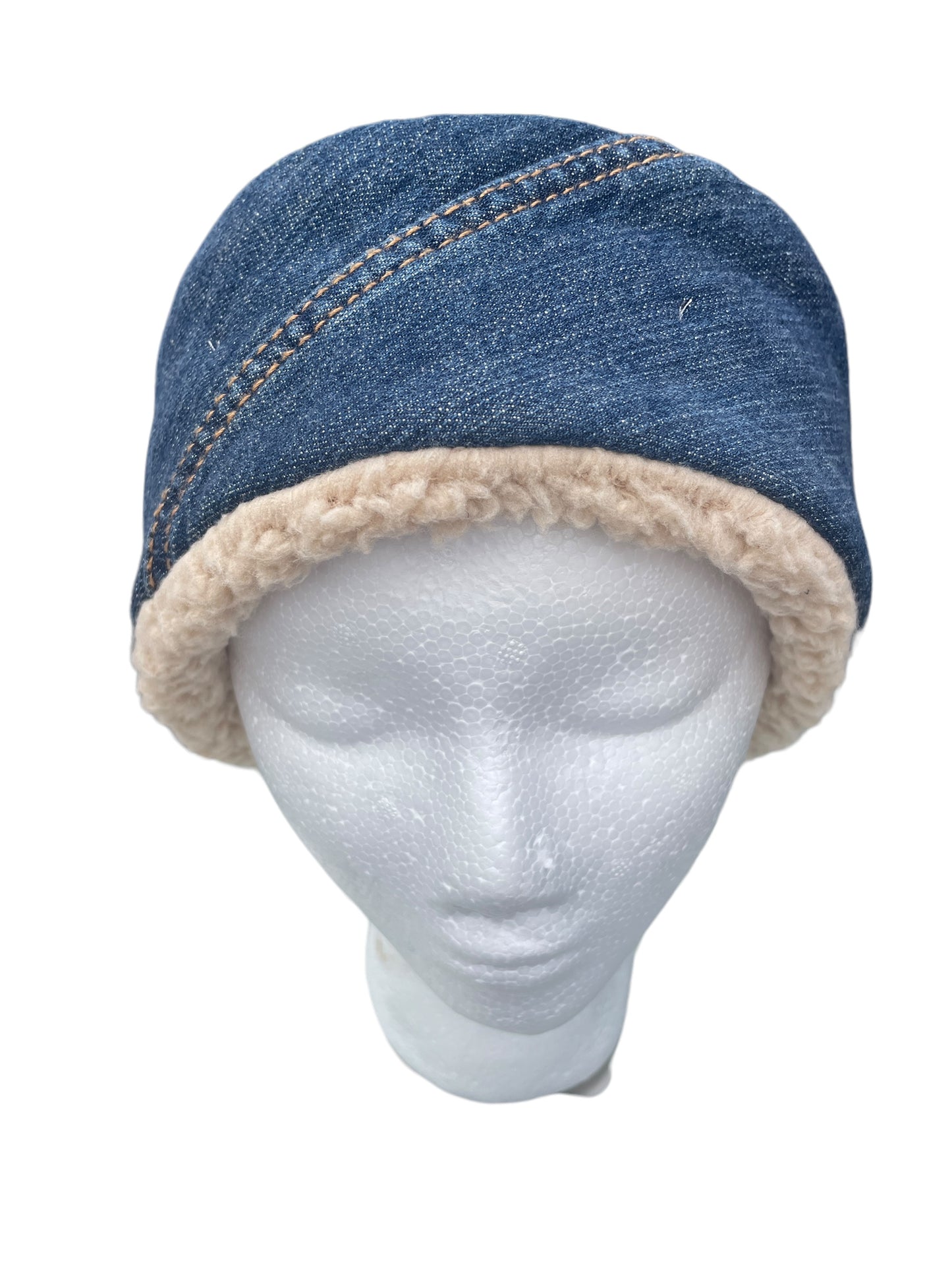 Up-cycled Denim Ear Warmer M/L image 0