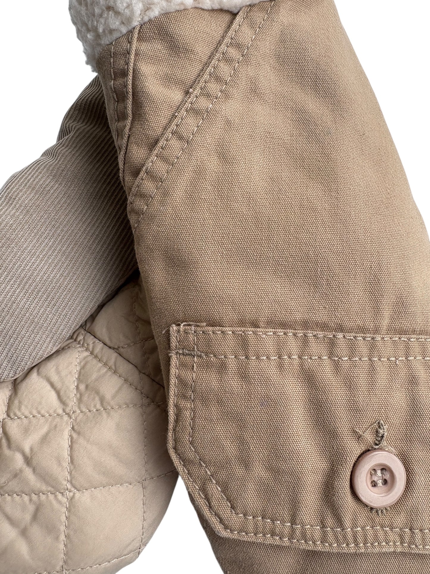 Up-cycled Neutral Mittens - Large