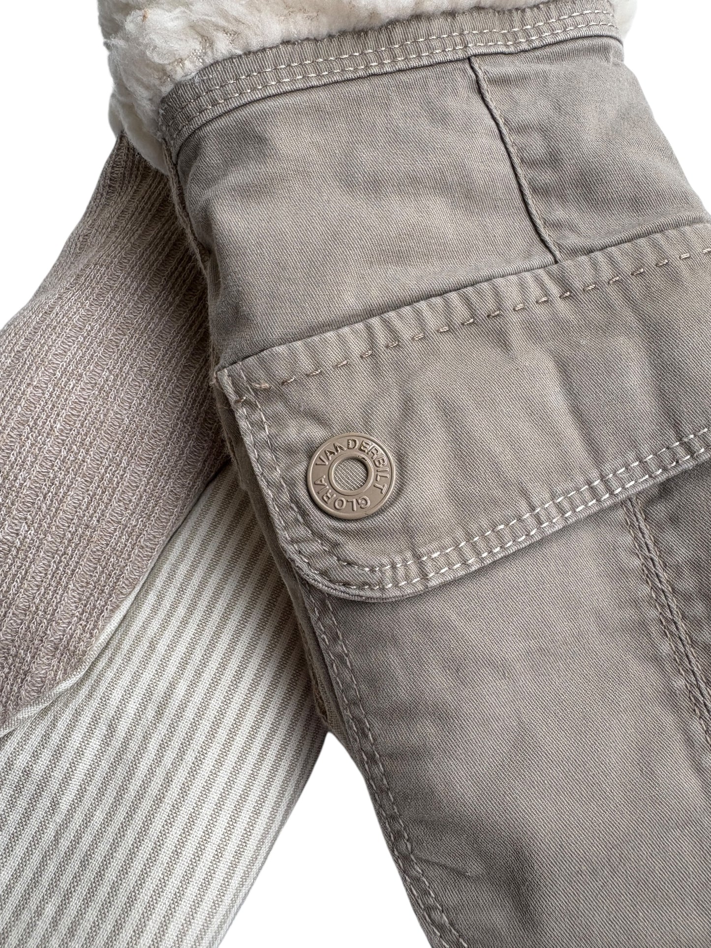 Up-cycled Neutral Mittens - Large