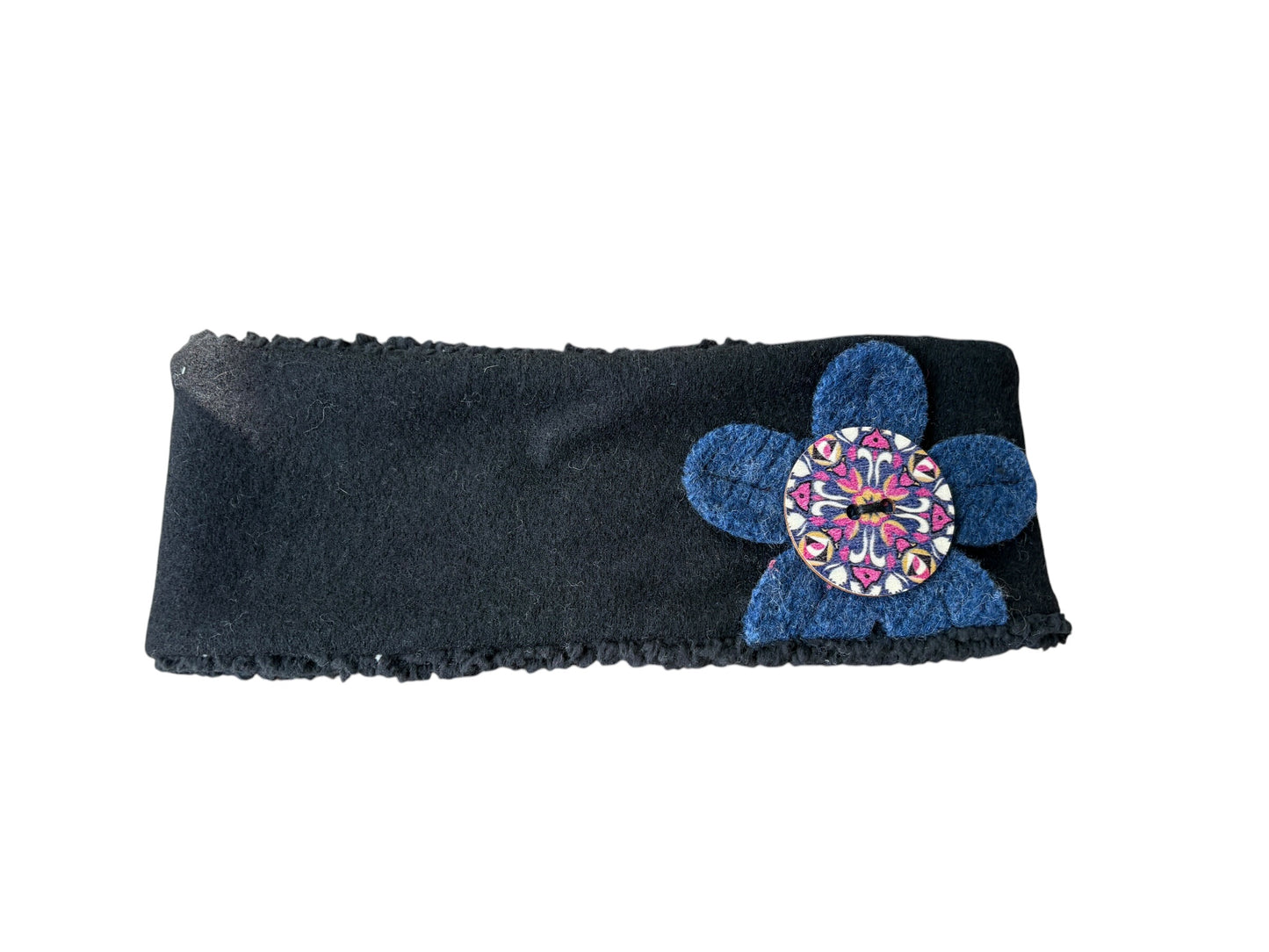 Flower Garden Ear Warmer - Winter Bluebell