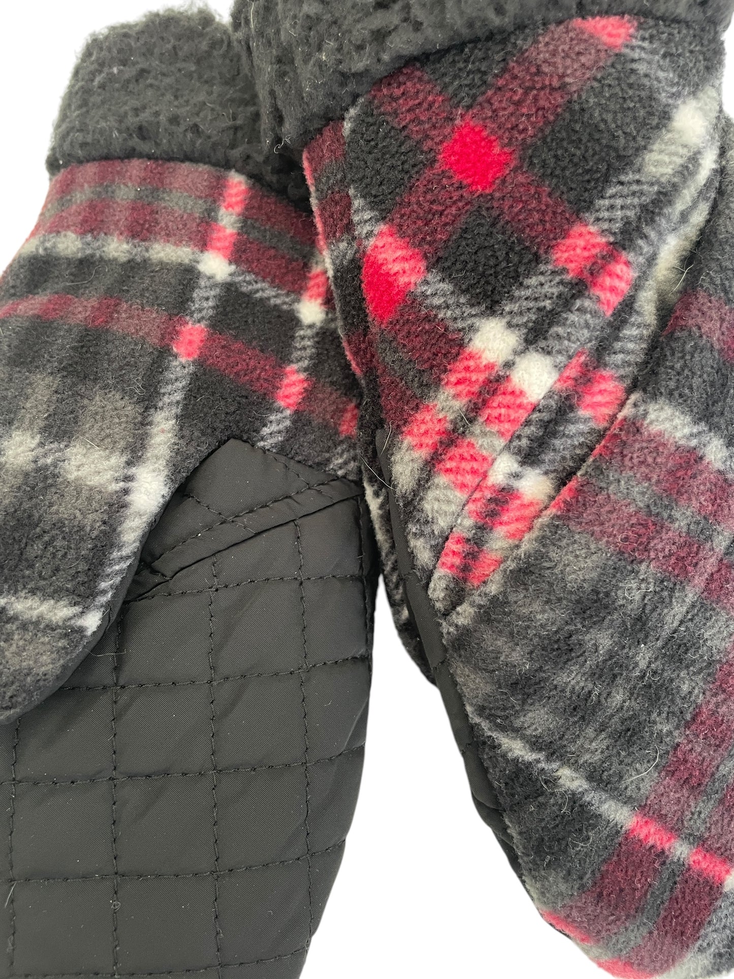 Kids Large Mittens (7+) – Upcycled & Sherpa-Lined