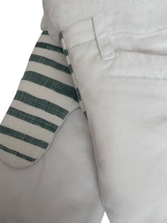 Up-cycled White Mittens - Small