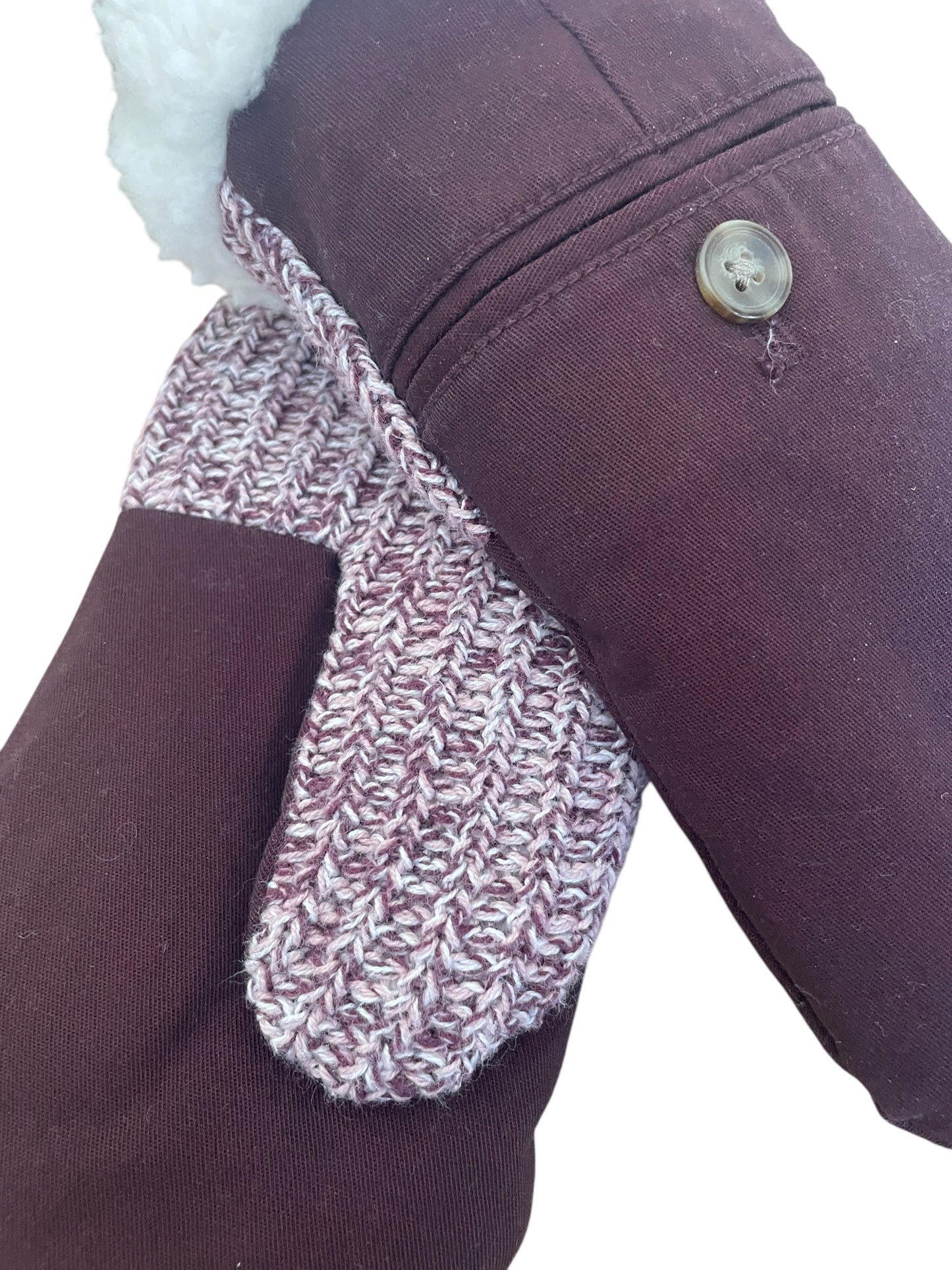 Up-cycled Wine Pocket Mittens - Medium