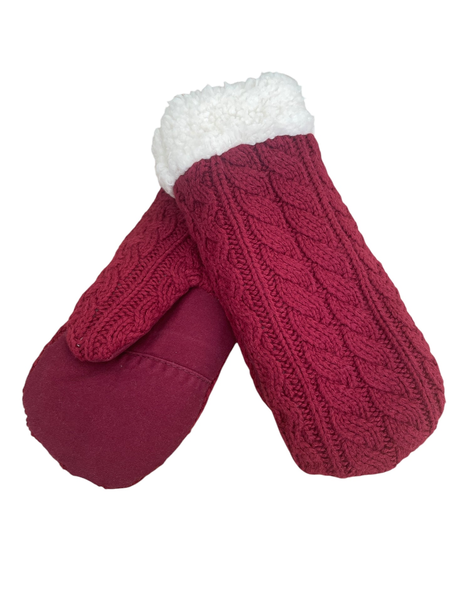 Up-cycled Knit Sweater Mittens - Medium