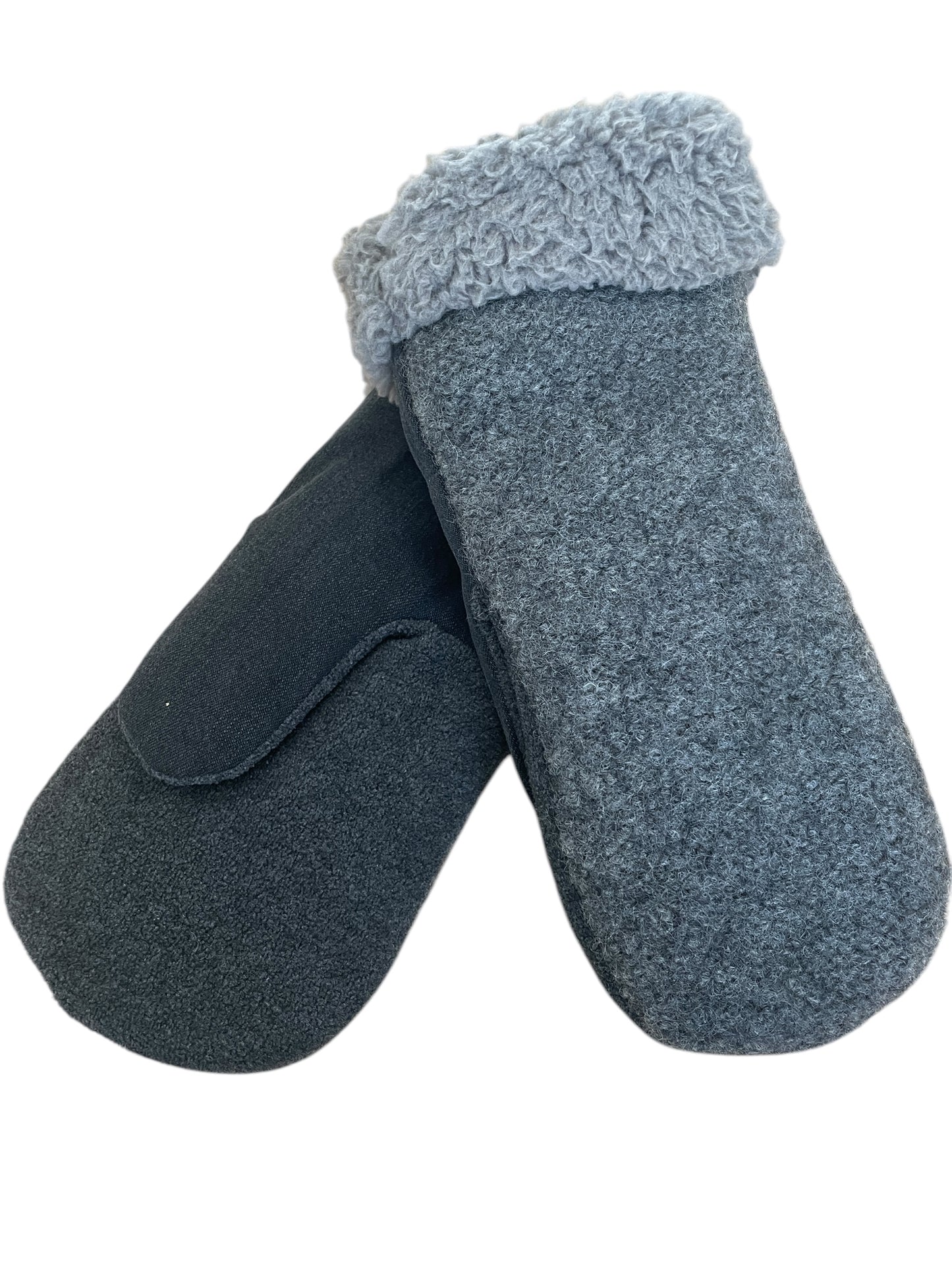 Up-cycled Sweater Knit Mittens - Medium
