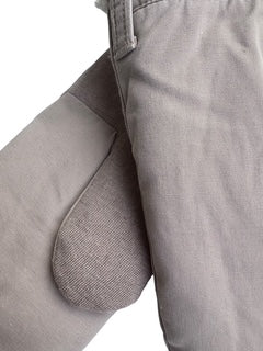 Up-cycled Neutral Pocket Mittens - Medium
