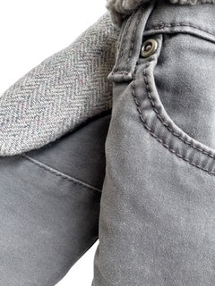 Up-cycled Gray Mittens - Small