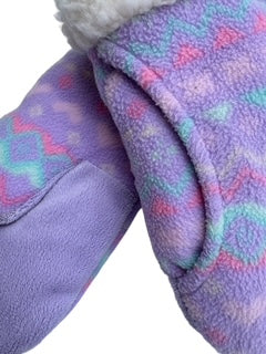Upcycled Kids Mittens - Medium (4-6 yrs.) | Purple Heart Pocket