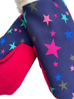 Upcycled Kids Mittens - Medium (4-6 yrs.) | Bright Star