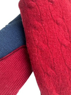 Up-cycled Sweater/Knit Mittens - Small