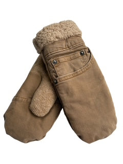 Up-cycled Neutral Mittens - Large