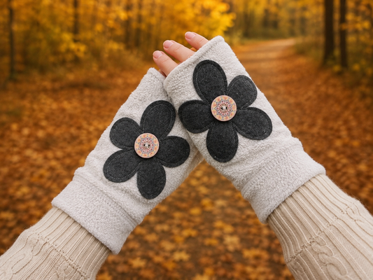 Flower Garden Hand Warmers - Midnight Bloom