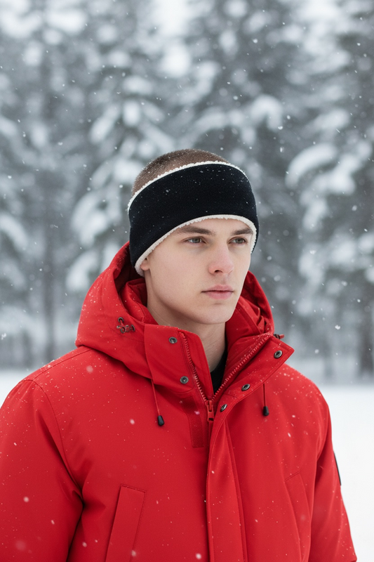 Adjustable Ear & Neck Warmer - Navy