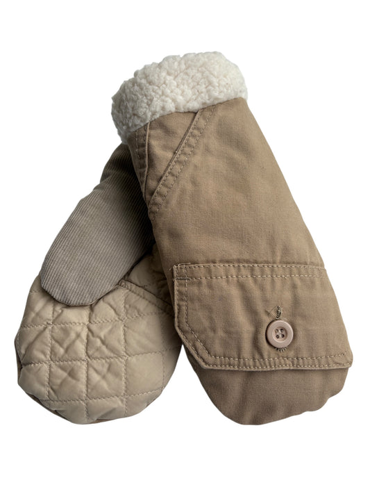 Up-cycled Neutral Mittens - Large