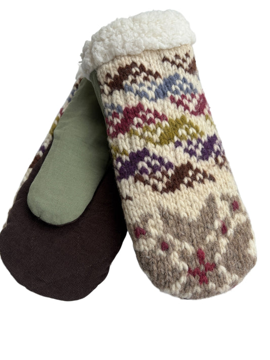Up-cycled Knit Mittens - Large