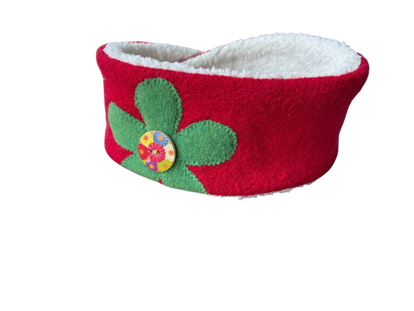 Flower Garden Ear Warmer - Garden Poppy