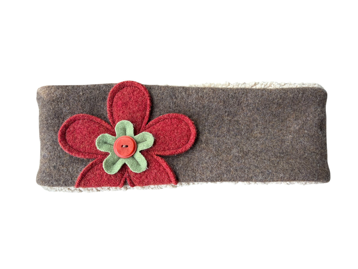 Flower Garden Ear Warmer -  Autumn Berry