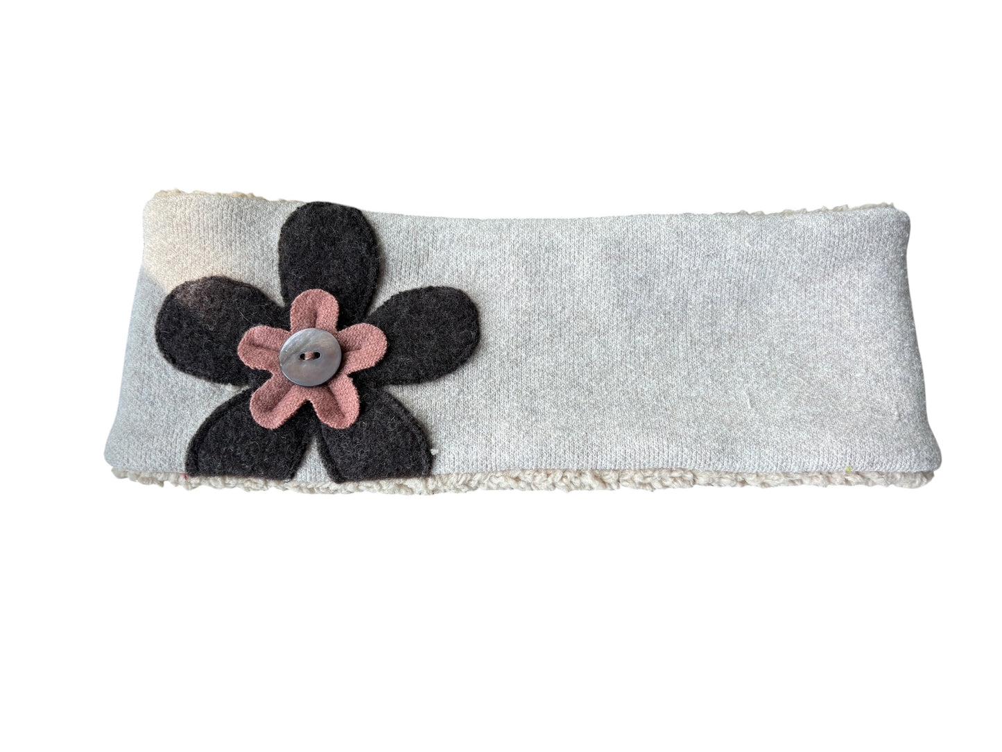 Flower Garden Ear Warmer -  Blushing Daisy