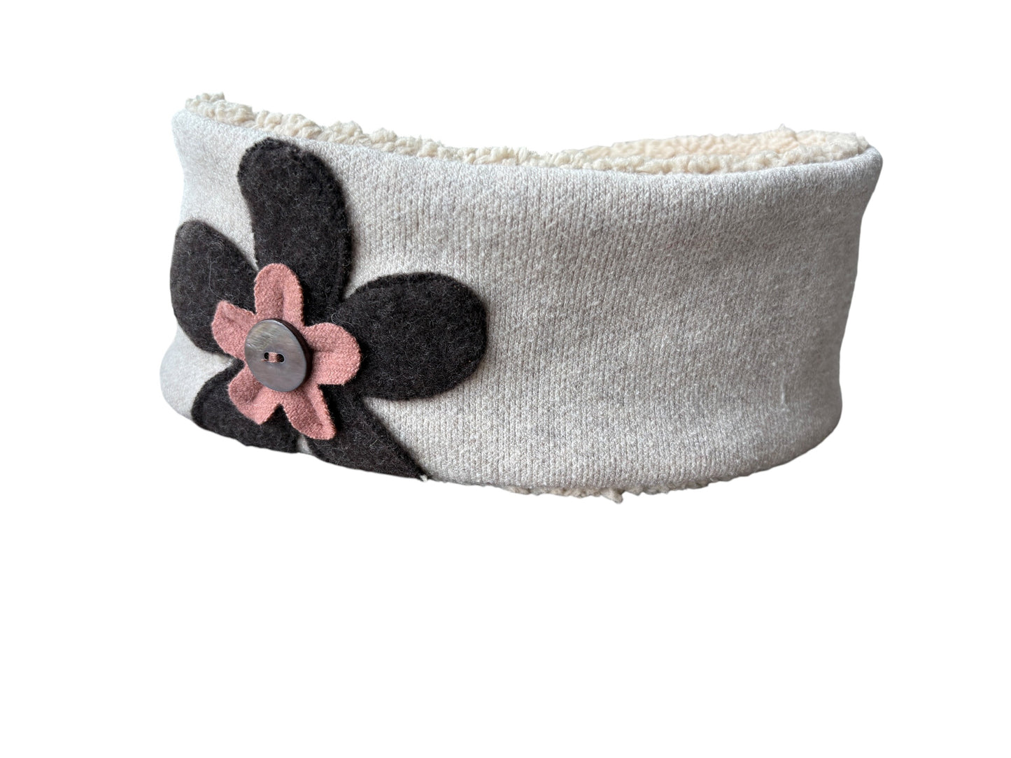 Flower Garden Ear Warmer -  Blushing Daisy
