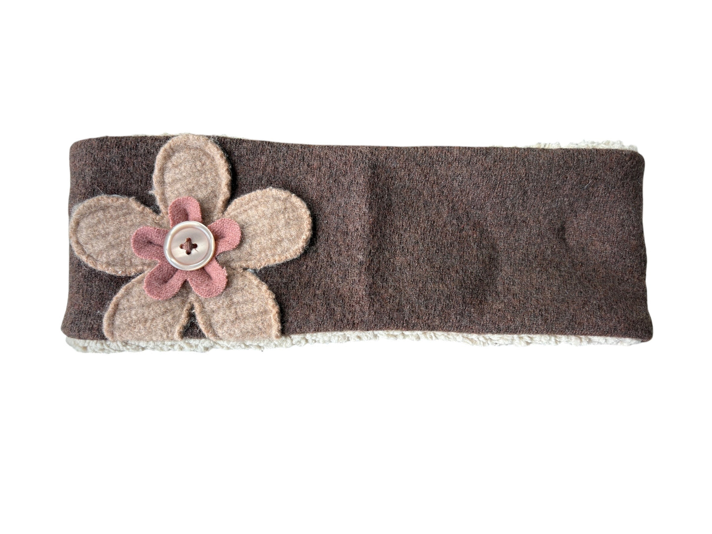 Flower Garden Ear Warmer - Vintage Rose