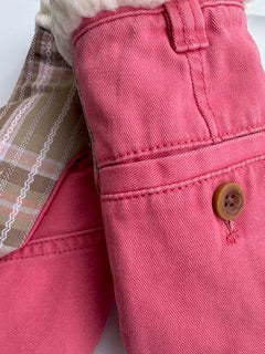 Up-cycled Coral Pocket Mittens - Small