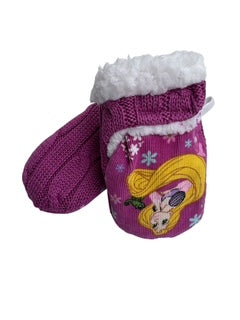 Upcycled Baby Mittens - XS (6-18 Mos.) | Hook & Loop | Upcycled | Purple Princess