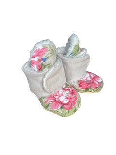 Baby Booties (12–18 Months) – Hook & Loop Closure, Sherpa Fleece Lined