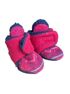 Baby Booties (3-6 Months) – Hook & Loop Closure, Sherpa Fleece Lined