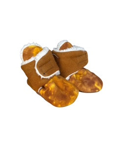 Baby Booties (12–18 Months) – Hook & Loop Closure, Sherpa Fleece Lined