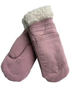 Up-cycled Dusty Rose Mittens - Small