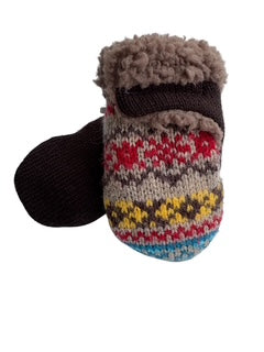 Upcycled Baby Mittens - XS (6-18 Mos.) | Hook & Loop | Upcycled | Brown