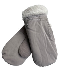 Up-cycled Neutral Pocket Mittens - Medium