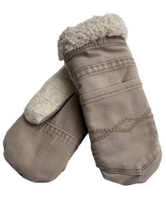Up-cycled Neutral Mittens - Small
