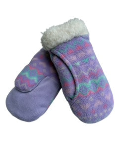 Upcycled Kids Mittens - Medium (4-6 yrs.) | Purple Heart Pocket