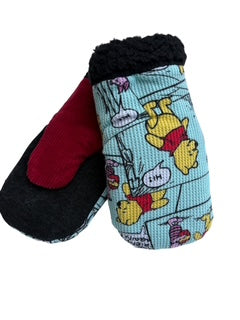 Upcycled Kids Mittens - Medium (4-6 yrs.) | Pooh Bear