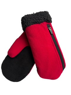 Up-cycled Zipper Pocket Mittens - Small